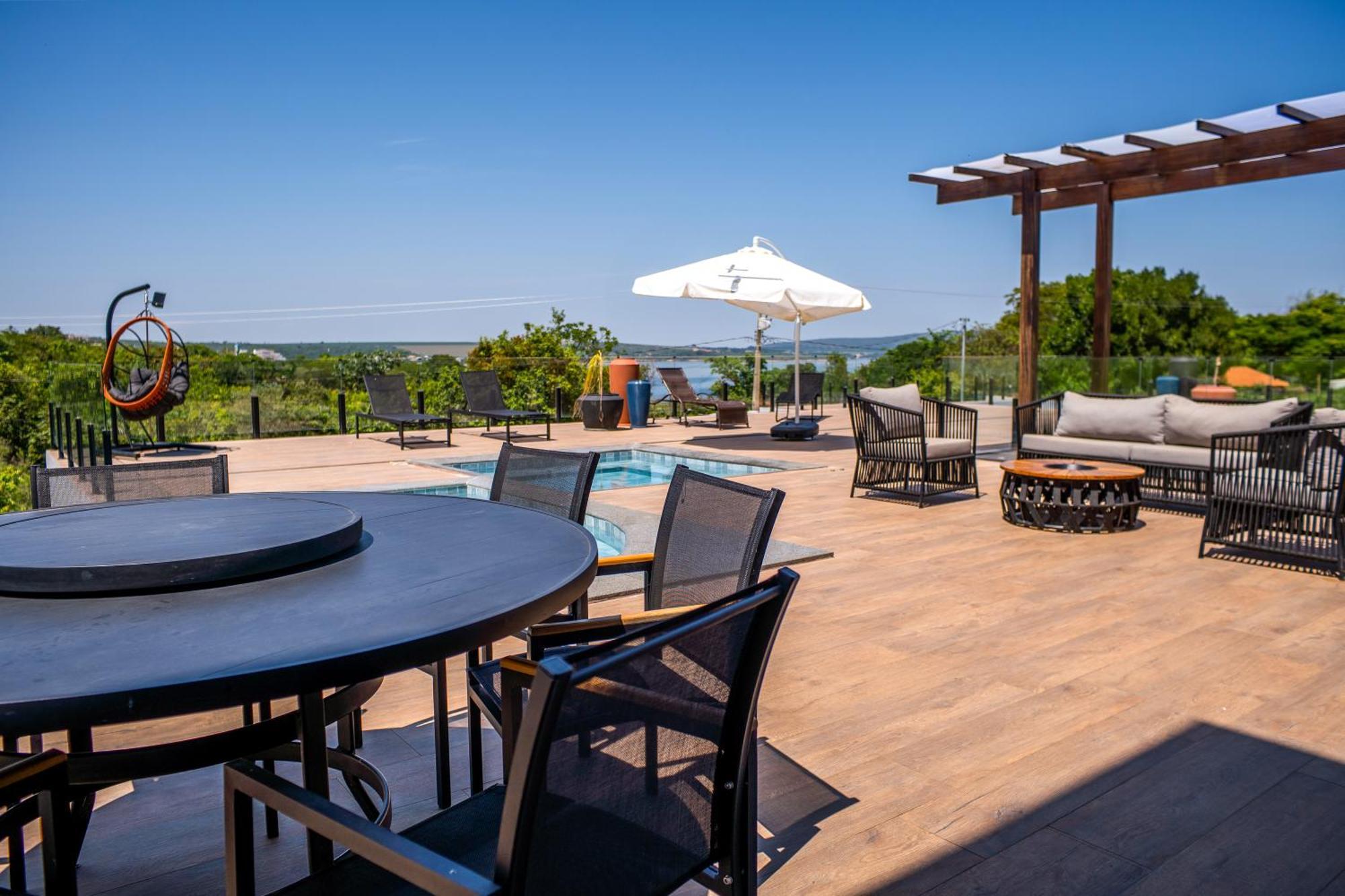 Pousada Com Piscina, Jacuzzi E Com Vista Em Capitolio - Casa Decore Exterior photo
